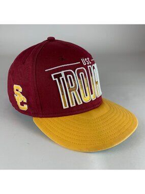 USC Trojans NCAA Red Gold New Era 9Fifty Snapback Hat Mens M/L